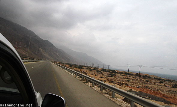 Quriyat Sur highway drive Oman
