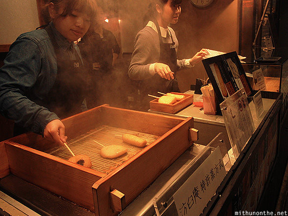 Barbecue street food Nishiki Kyoto
