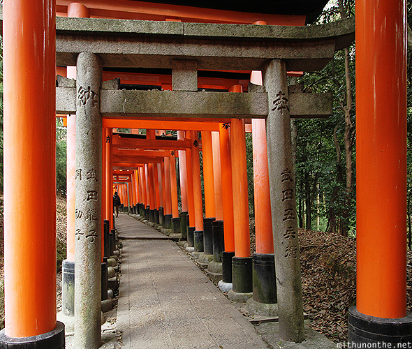 Fushimi inari gates Kyoto Japan