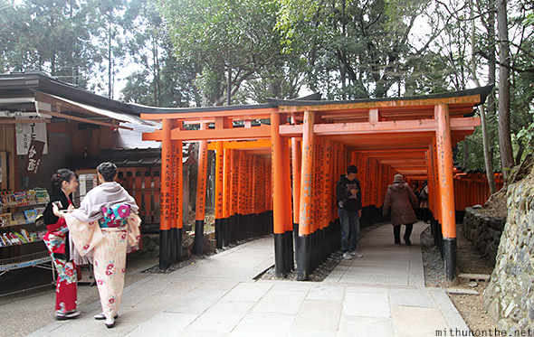 Fushimi Inari halls Kyoto Japan