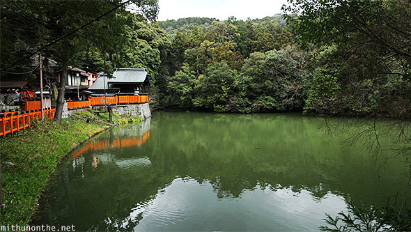 Fushimi Inari taisha lake Kyoto Japan
