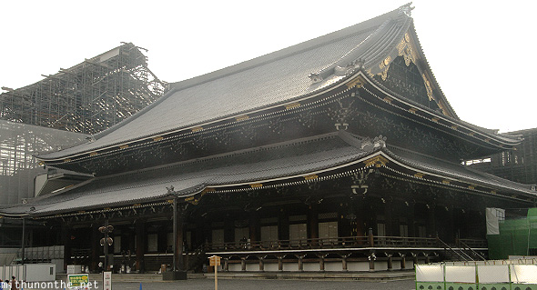 Higashi Honganji buddhist temple Kyoto Japan