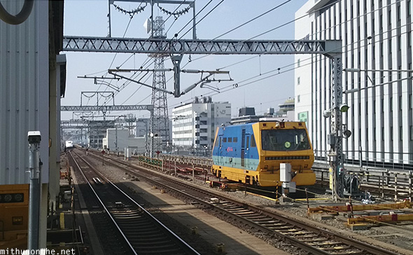 Kyoto station shinkansen rail track