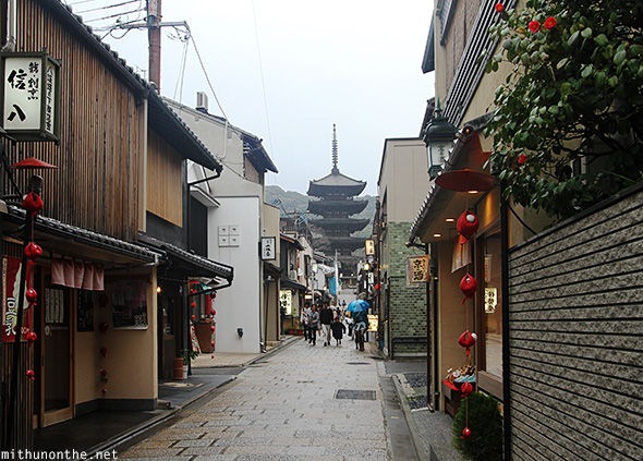 Toji temple street Kyoto Japan