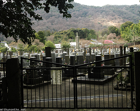 Cemetery Arashiyama Kyoto Japan