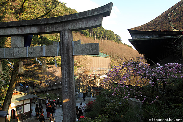 Kiyomizu Dera torii Kyoto Japan