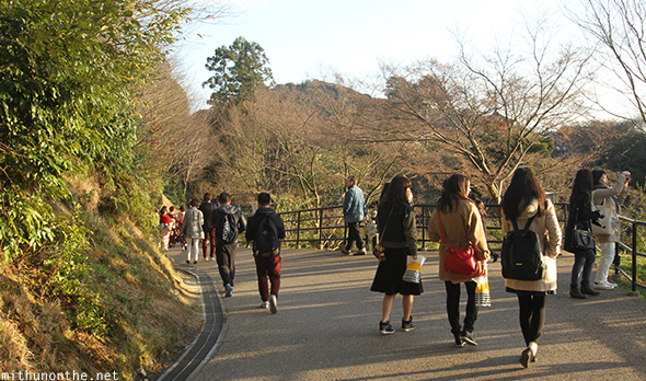 Kiyomizu Dera walkway Kyoto