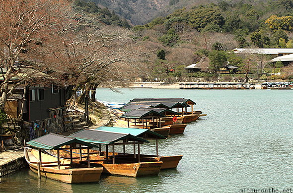 Arashiyama boats river Japan