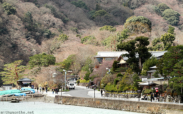 Arashiyama town Kyoto Japan