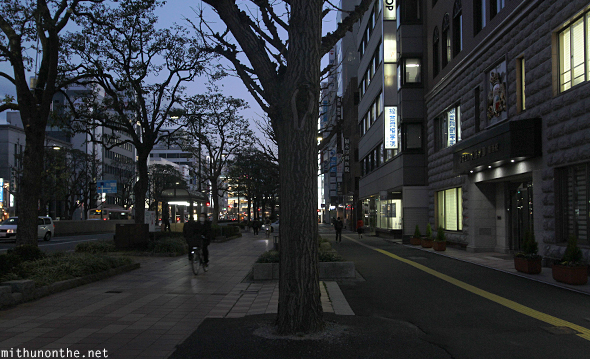Himeji city pavement Japan