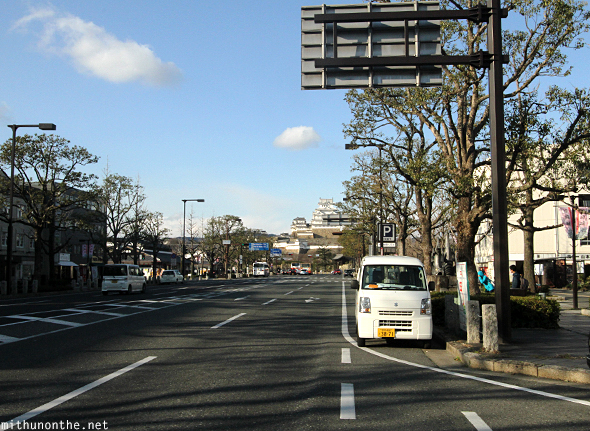 Road to Himeji castle Japan