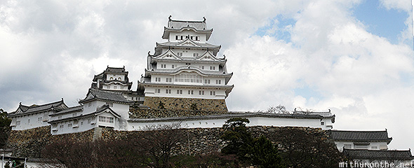 Himeji castle panorama Japan