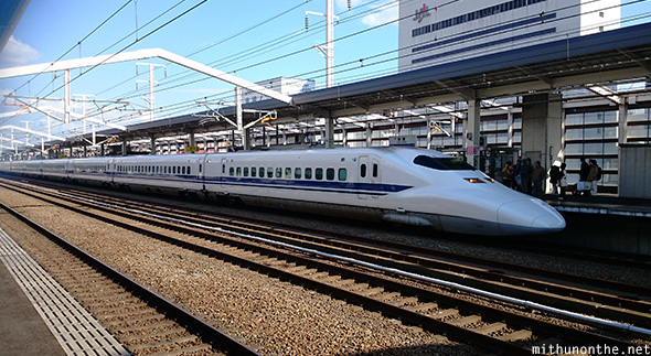 Bullet train Himeji station