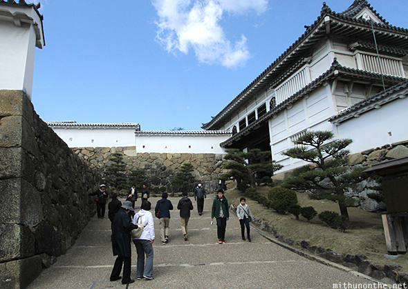 Entrance Himeji castle Japan