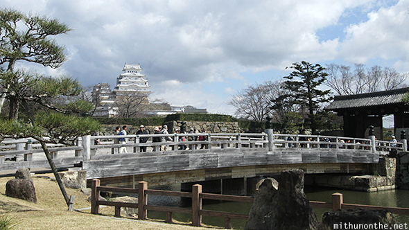 Himeji castle bridge Japan