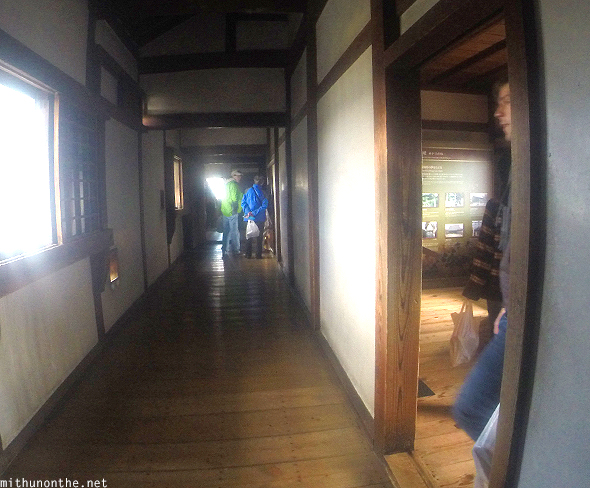Inside Himeji Castle hall