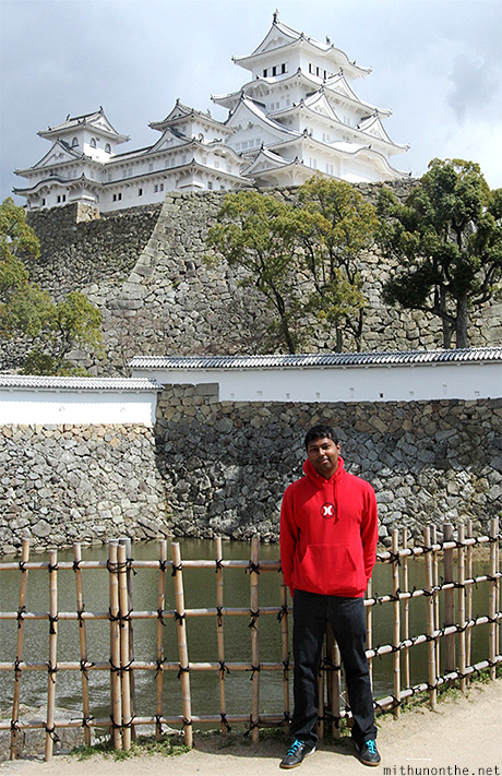 Mithun Divakaran Himeji castle Japan
