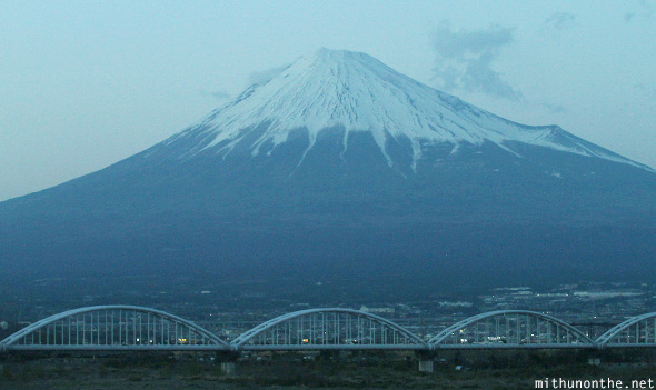 Mount Fuji evening Japan