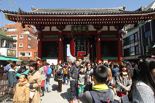 Senso-ji shrine entrance Tokyo