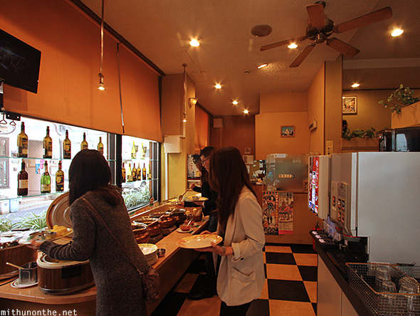 Indian restaurant buffet Tokyo Japan