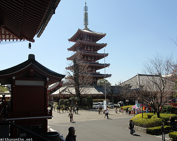 Pagoda Sensoji Asakusa Tokyo