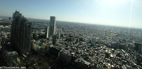 Cityscape Tokyo from skyscraper