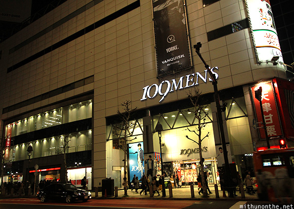 Shibuya 109 Mens mall Tokyo