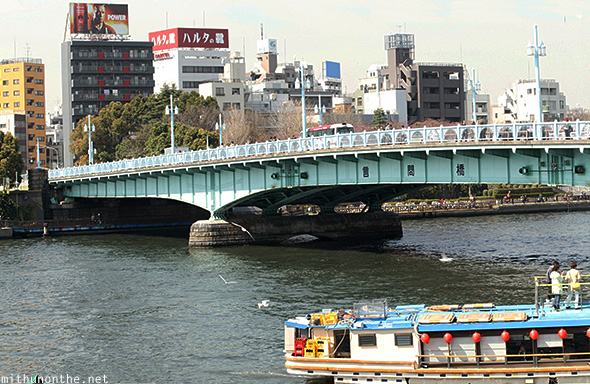 Sumida river bridge Tokyo Japan