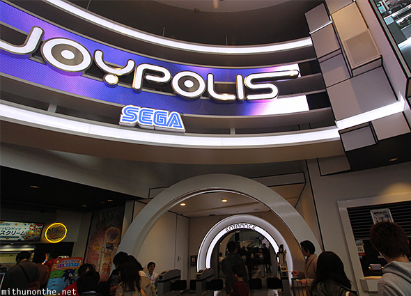 Joypolis Sega Decks mall Odaiba Japan