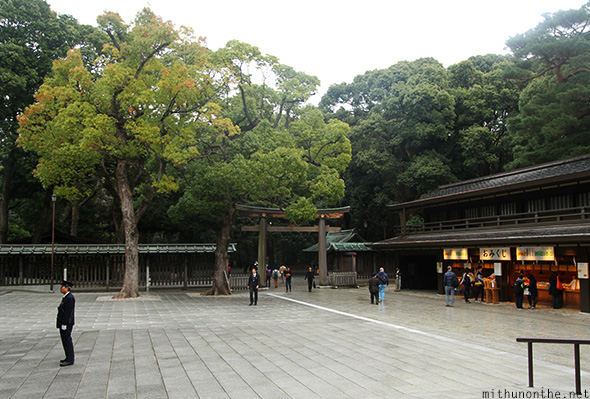 Meiji shrine open space Tokyo