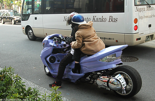 Modified motorcycle Akihabara Tokyo Japan