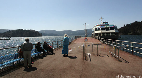 Pier Lake Ashi Hakone Japan