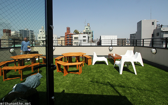 Rooftop Space Hostel Tokyo Japan