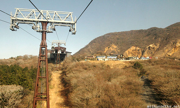 Hakone ropeway Owakudani station