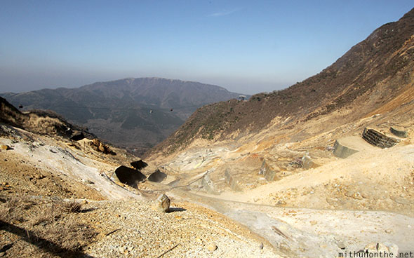 Owakudani sulfur wells Hakone