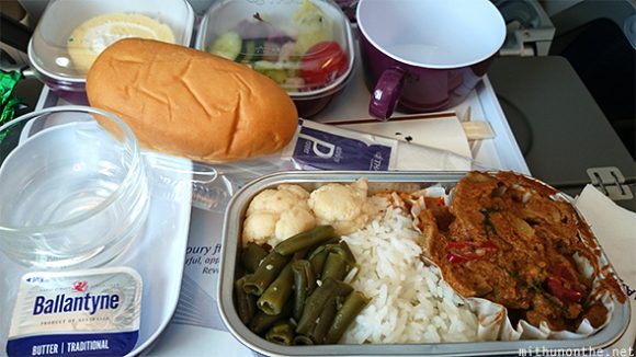 Inflight meals Thai Airways Narita to Bangkok