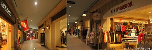 Discount stores Venusfort mall Odaiba