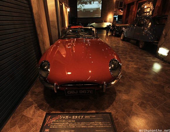 Jaguar E-type museum Odaiba Japan