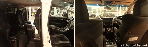 Toyota Alphard interior seats