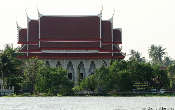 Wat large Thai temple Samut Songkhram