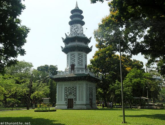 Chinese Tower Lumpini gardens Bangkok