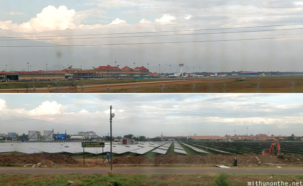 Cochin airport solar powered