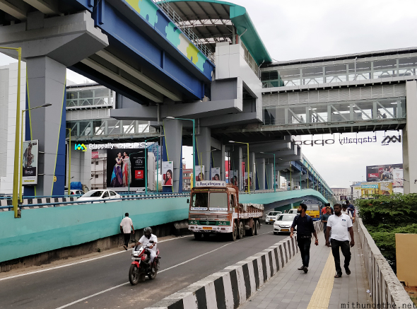 Edapally station Kochi metro