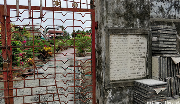 Jewish cemetery Fort Kochi
