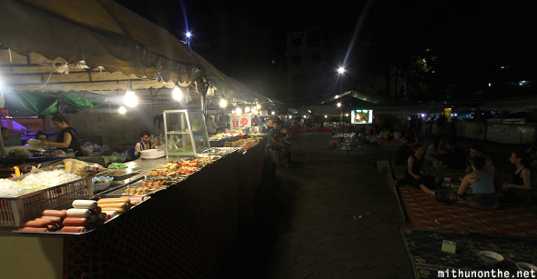 Phnom penh night market food