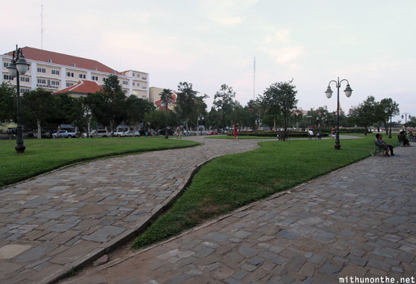Public park Phnom Penh