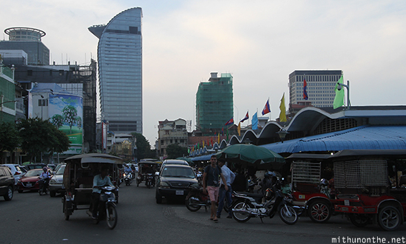 Vattanac tower Central Market Phnom Penh