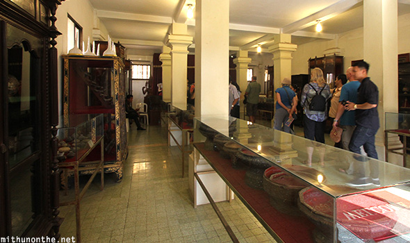 Display museum Royal Palace Cambodia