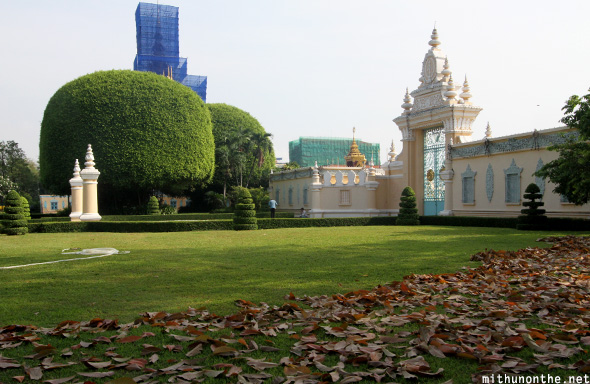 Royal Palace garden Phnom Penh