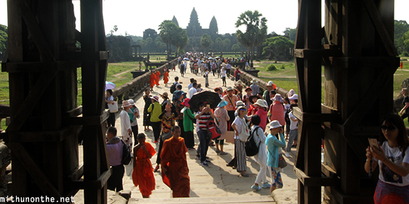 Angkor Wat entrance view